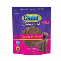 Cadet Premium Gourmet Duck Breast Treats 2.5 pounds
