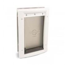 PetSafe Plastic Pet Door Premium Extra Large White 16" x 27.25"