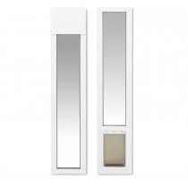 PetSafe Sliding Glass Pet Door Medium White 11.5" x 0.75" x 81"